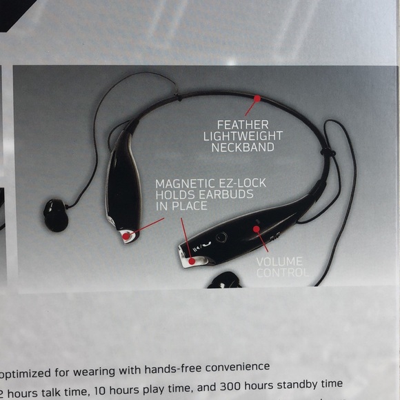 Collegiate Brigham Young Wireless Bluetooth Headset Neckband - Picture 3 of 7